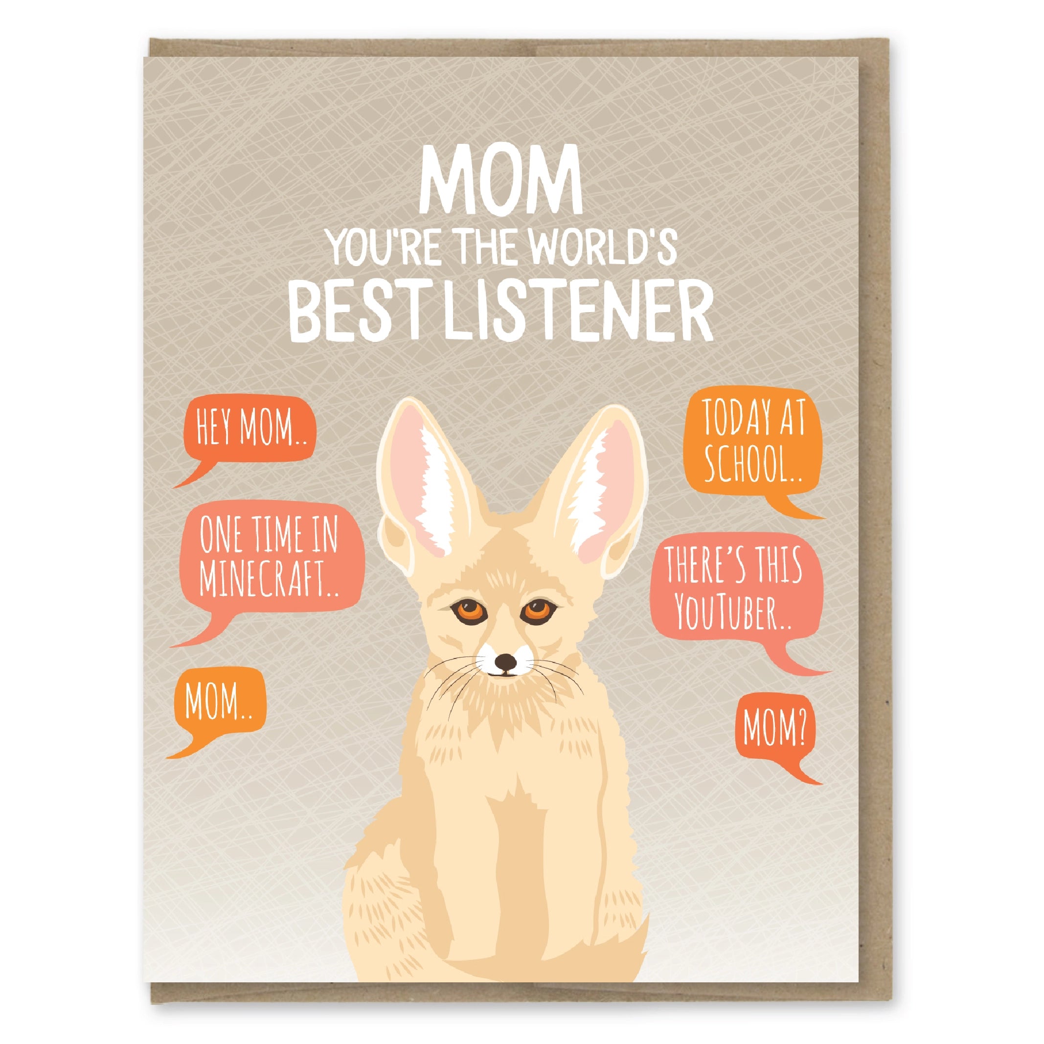 Modern Printed Matter Greeting Card - Best Listener