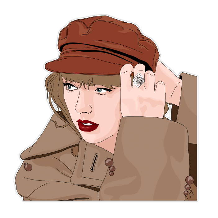 Sticker - Taylor Swift Red
