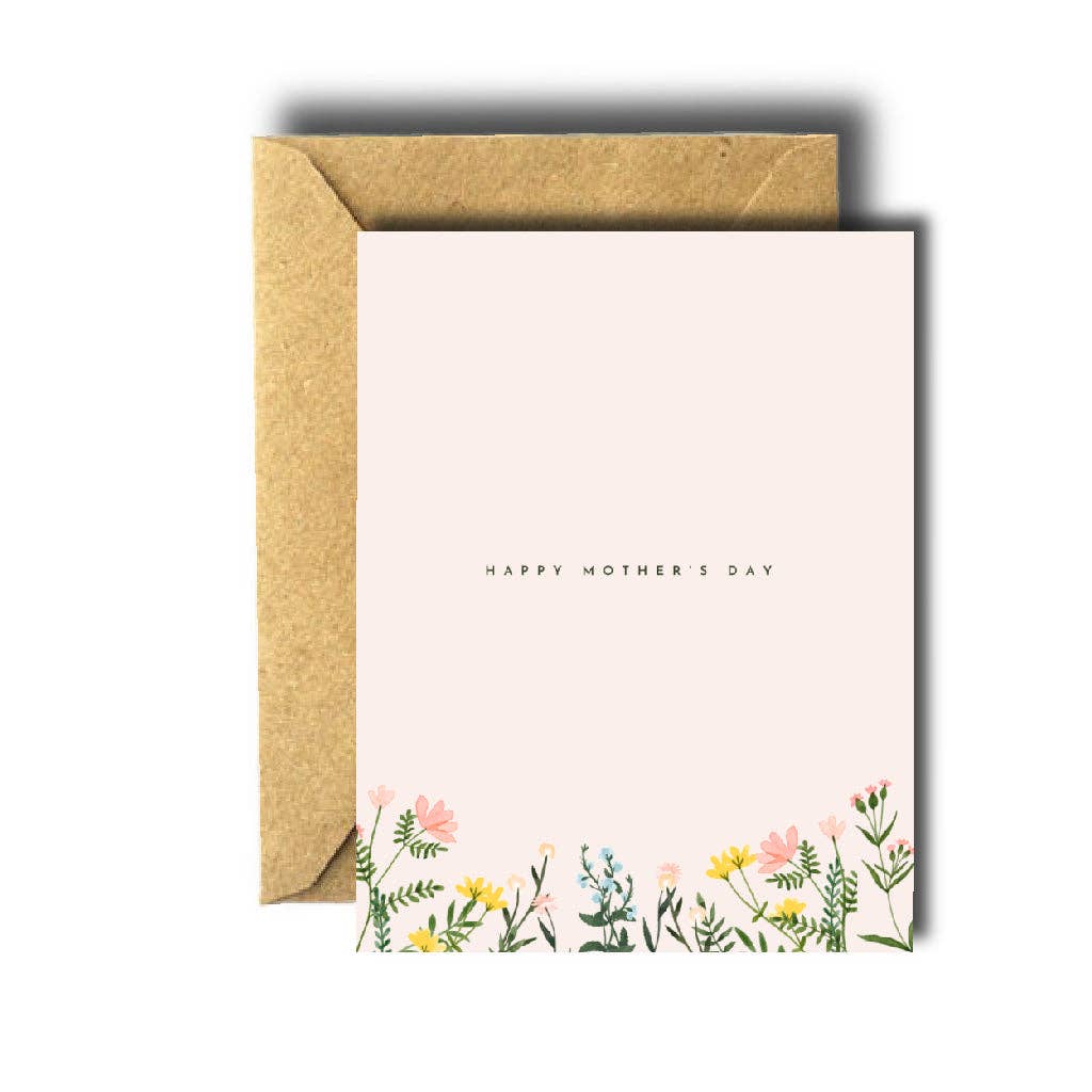 Bee Unique Greeting Card - Meadow Mother’s Day
