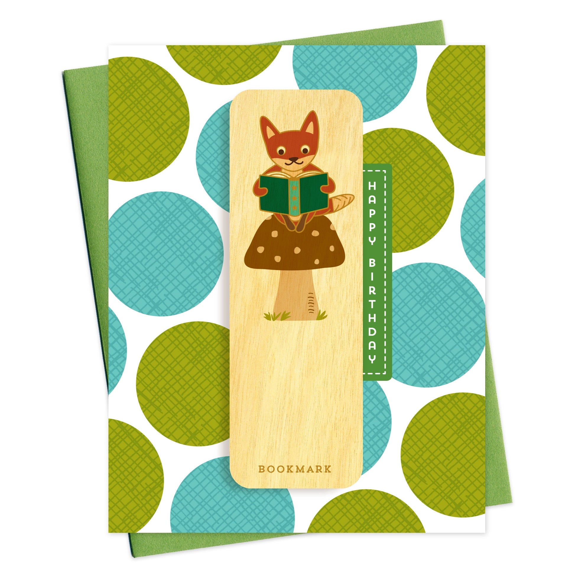 Bookmark Greeting Card - Foxy Fables