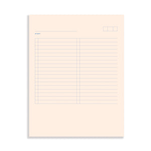 Moglea Notepad - Pink Project Pad