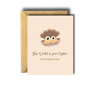 Bee Unique Greeting Card - World is Your Oyster