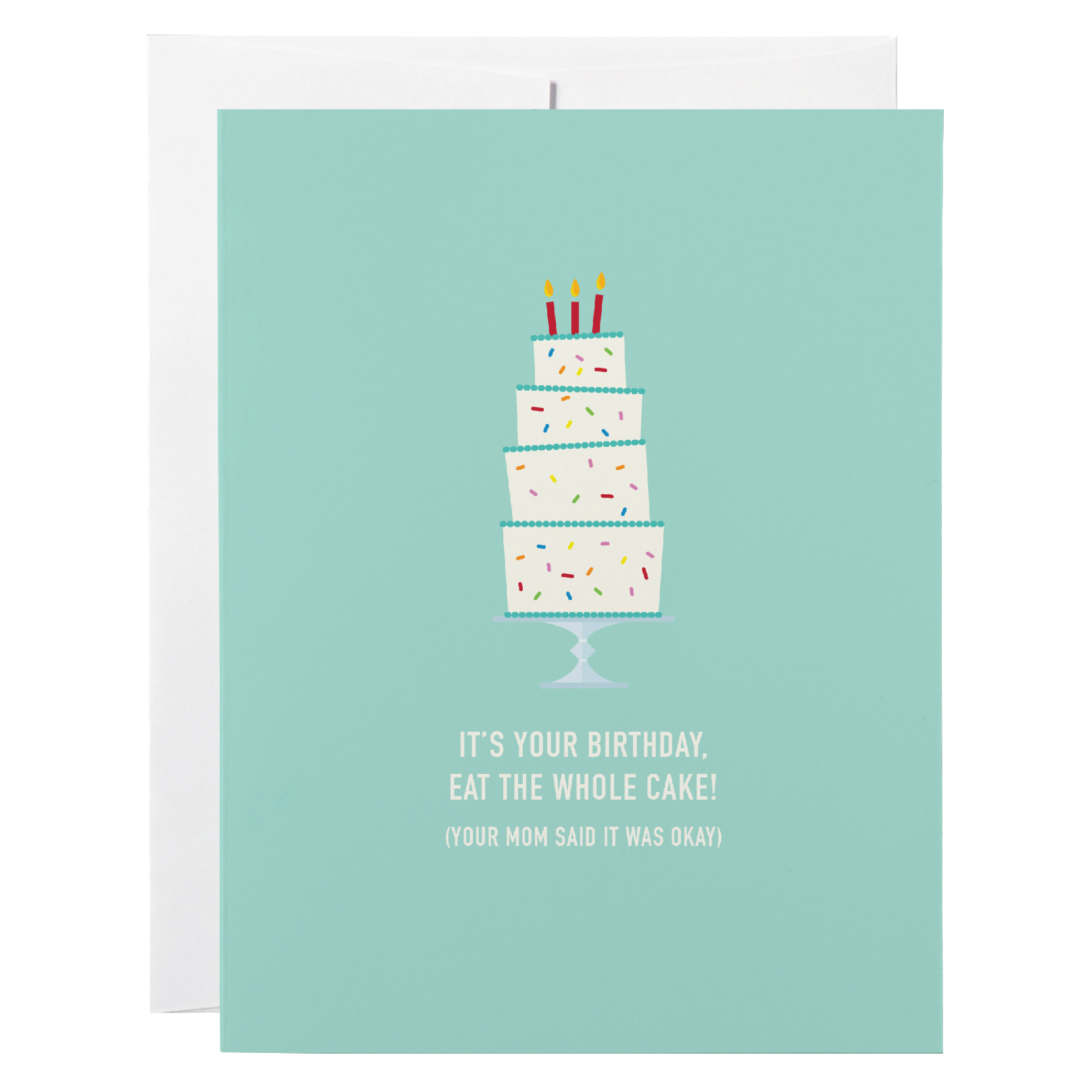 Classy Cards Greeting Card - Tall Cake