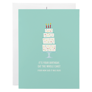 Classy Cards Greeting Card - Tall Cake