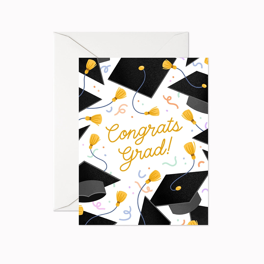 Linden Paper Co. Greeting Card - Congrats Grad