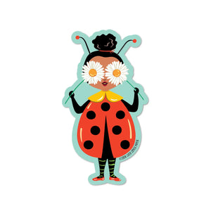 Sticker - Lady Bug Garden Fairy