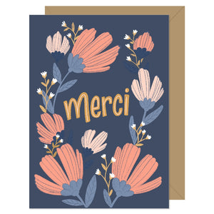 Hello Sweetie Design Greeting Card - Merci