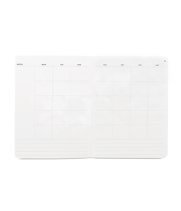 Large Undated Monthly Planner - Charcoal