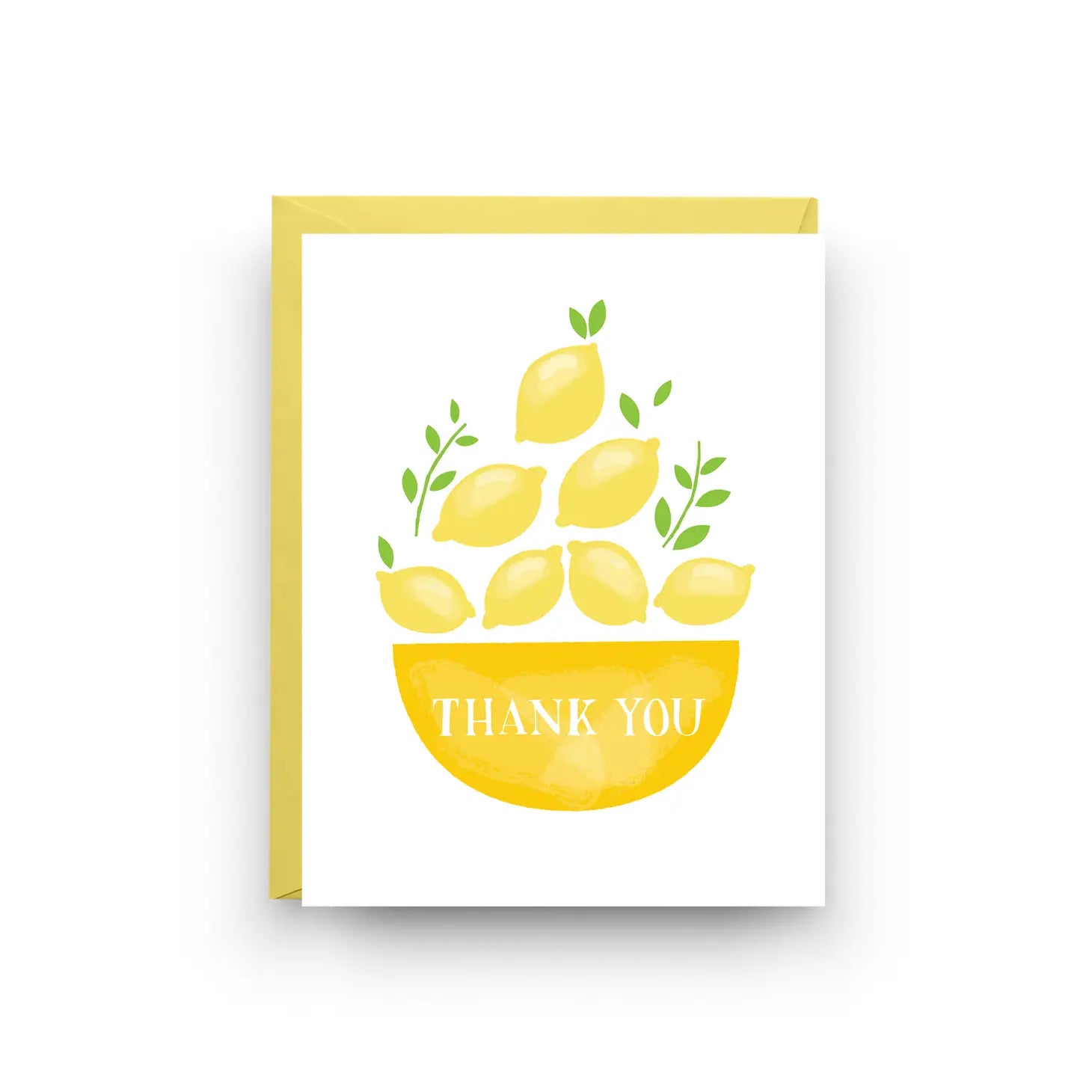 Nicole Marie Paperie Greeting Card - Lemon Thank You