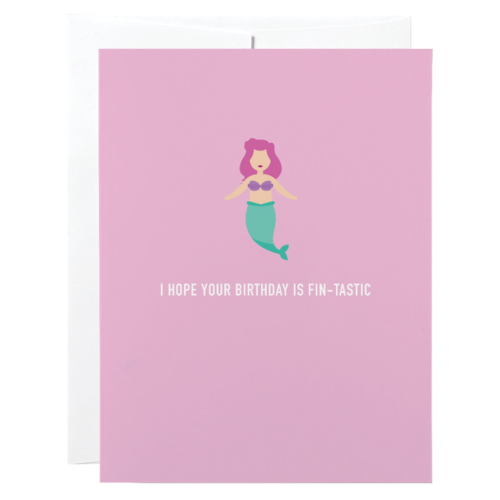 Classy Cards - Greeting Card - I Hope Your Birthday Is Fin-Tastic