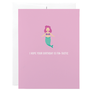 Classy Cards - Greeting Card - I Hope Your Birthday Is Fin-Tastic