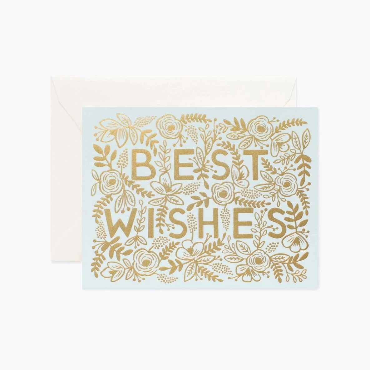 Rifle Paper Co. Greeting Card - Golden Best Wishes