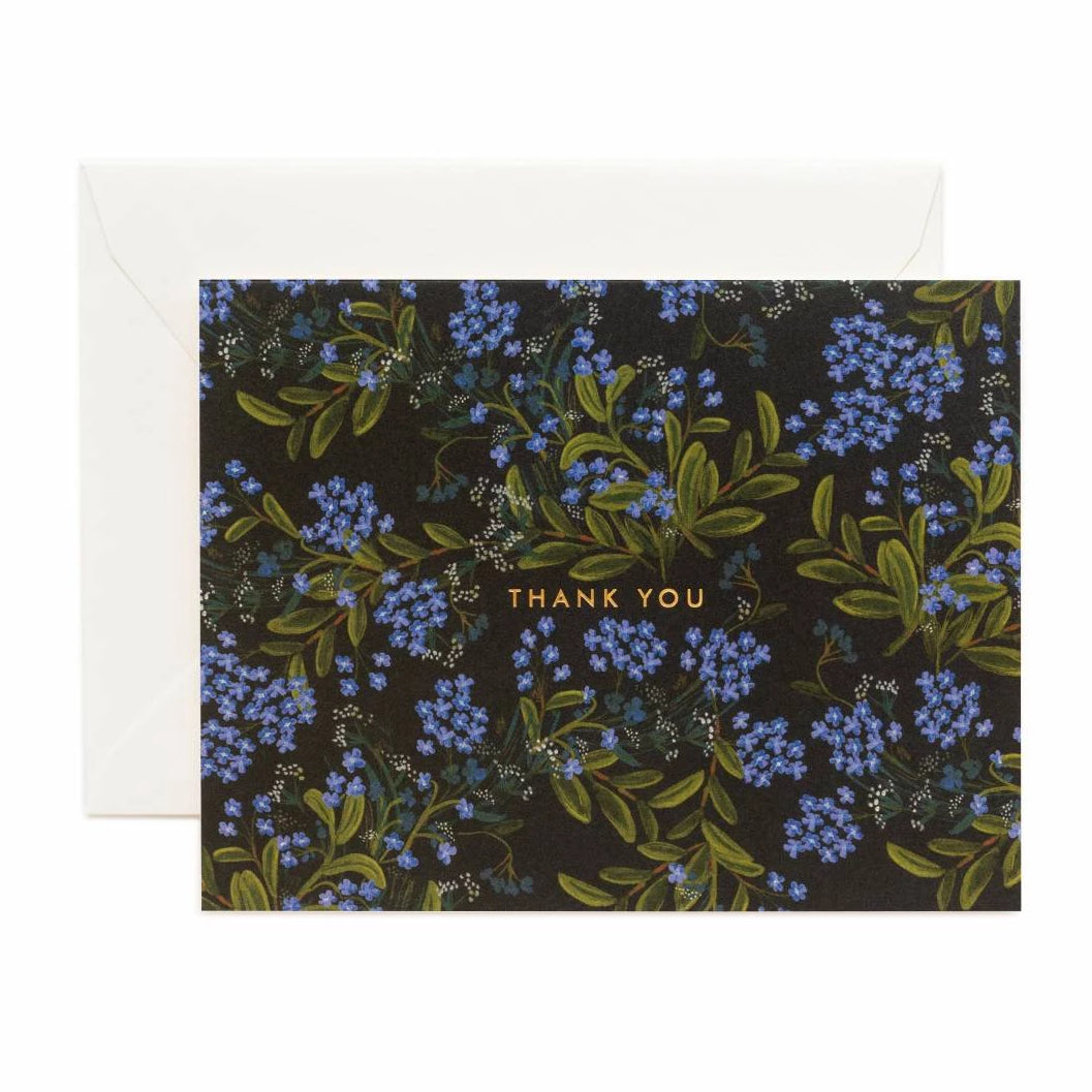 Rifle Paper Co. Greeting Card - Thank You Cornflower