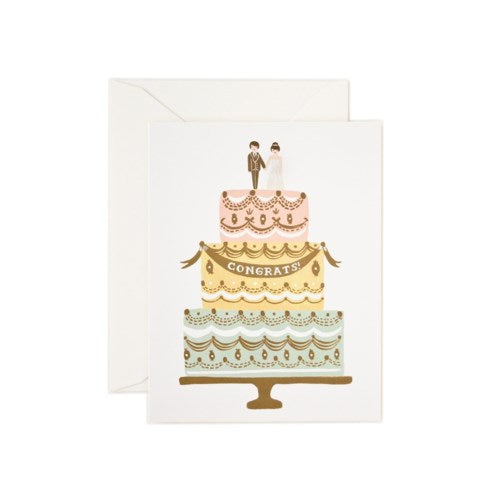 Rifle Paper Co. Greeting Card - Wedding Cake