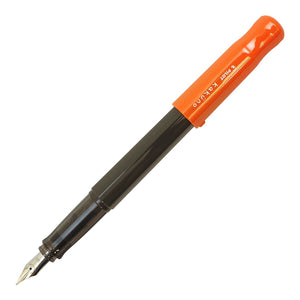 Pilot Fountain Pen Kakuno - Orange + Grey - Medium