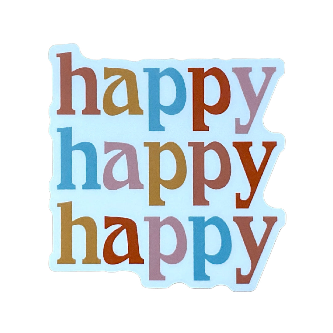 Sticker - Happy Happy Happy