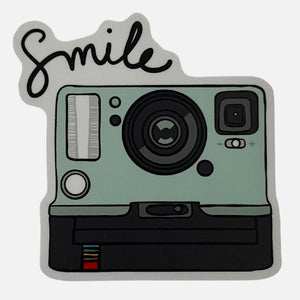 Sticker - Smile Polaroid Camera