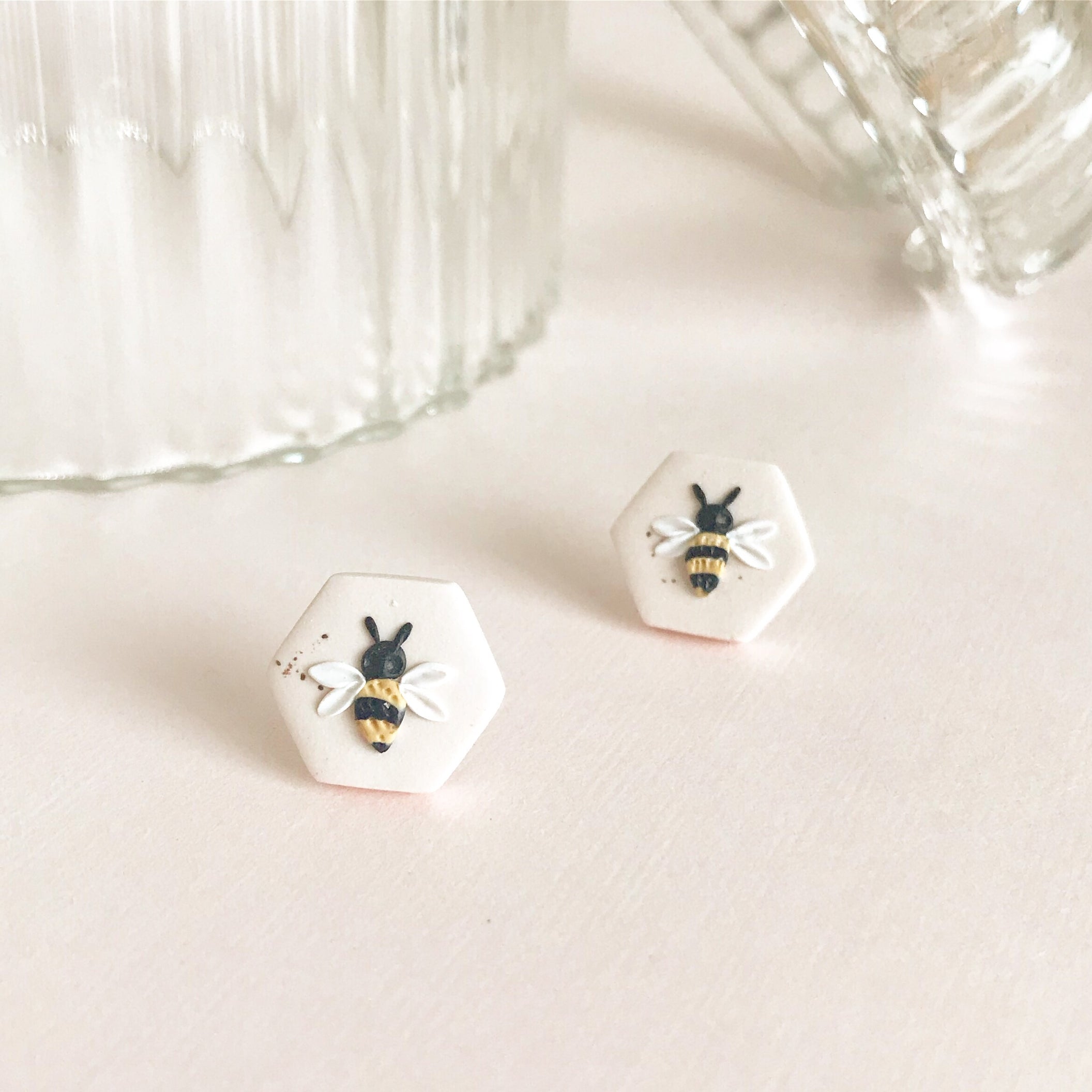 Earrings - Honey Bee Studs