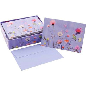 Peter Pauper Boxed Notes - Lavender Wildflowers