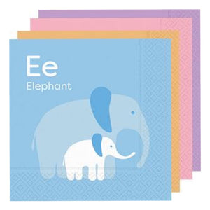 Design Design - Cocktail Napkins - Alphabet Animals