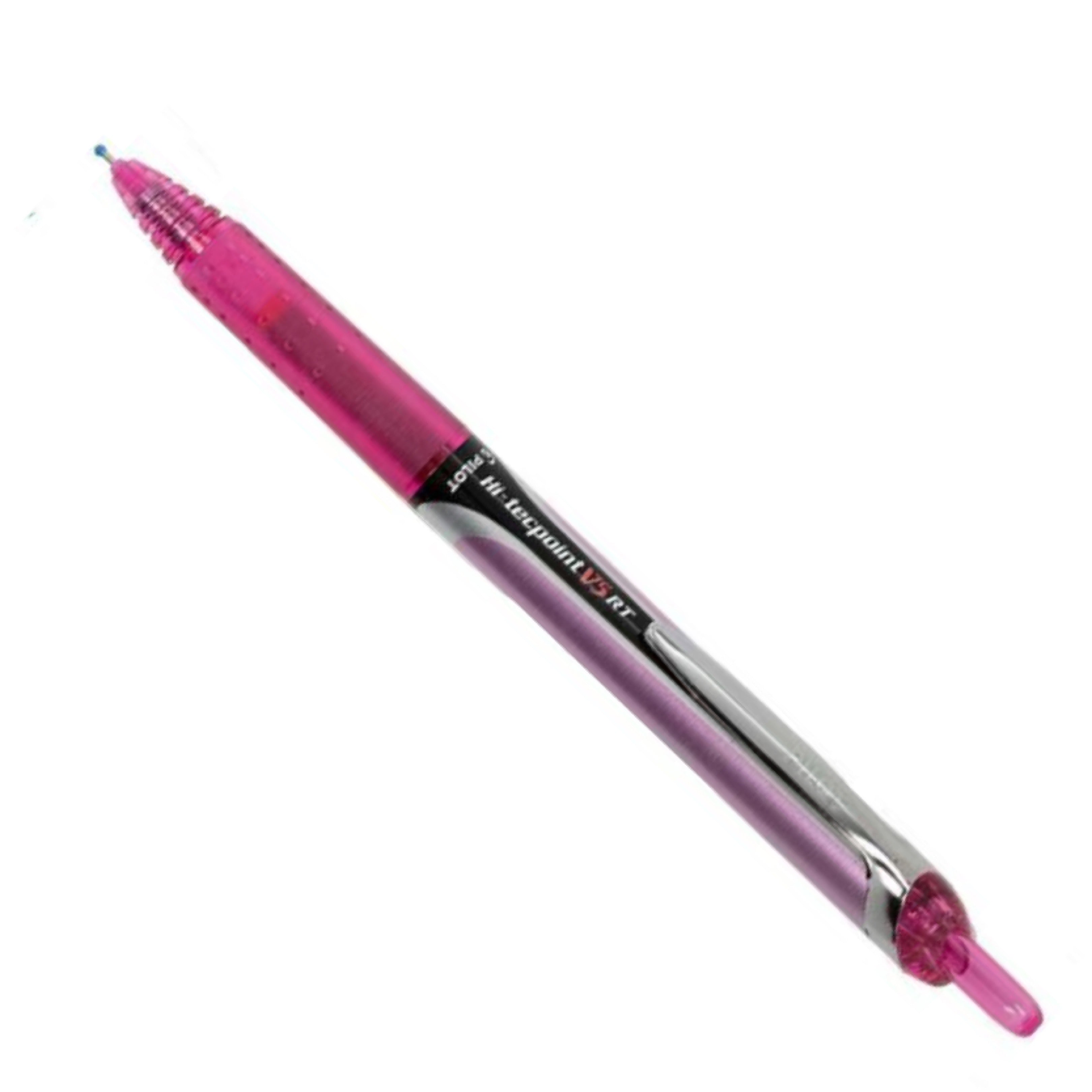 Pilot Pen Hi Tecpoint V5 Retractable - Pink
