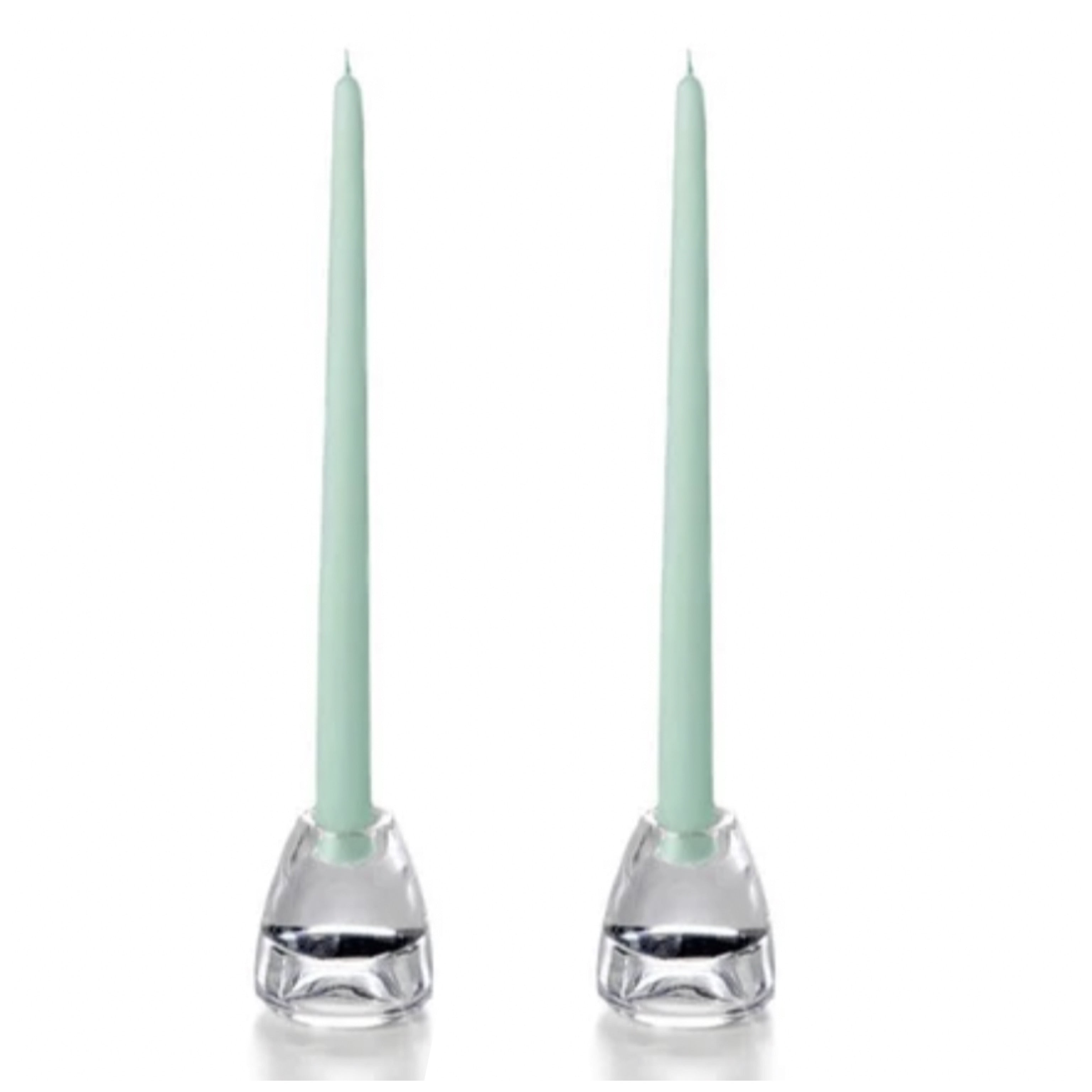 Set of 12" Taper Candles - Tiffany Blue