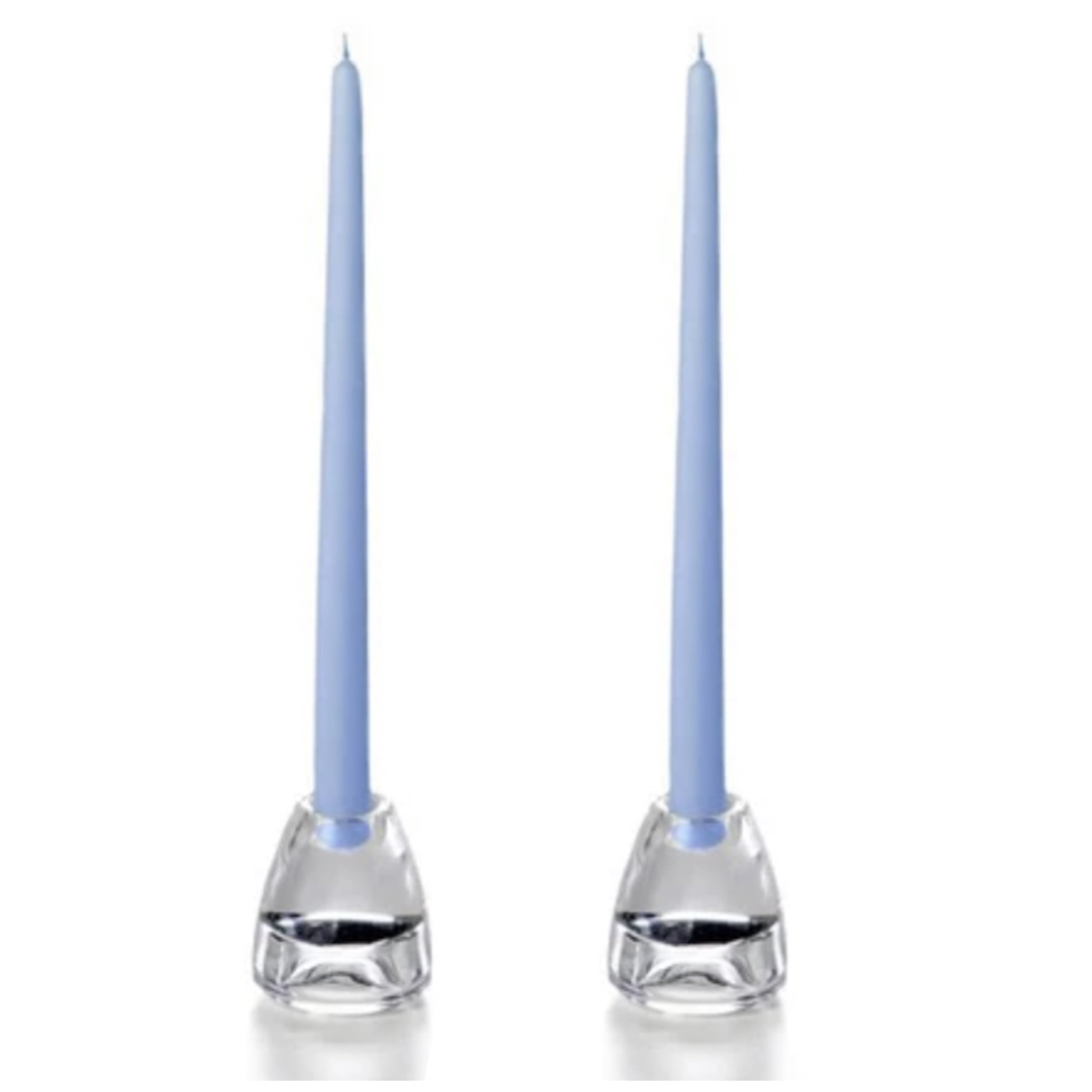 Set of 12" Taper Candles - Periwinkle Blue