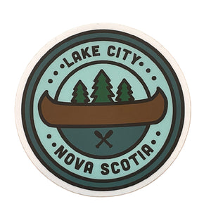Sticker - Lake City, Nova Scotia Canoe