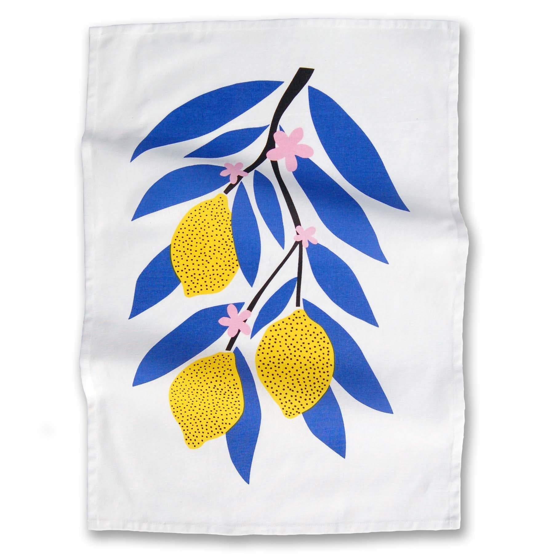 Tea Towel - Lemon Branch