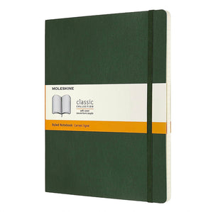 Moleskine Notebook Classic Extra Large Myrtle Green Soft Cover - Ruled