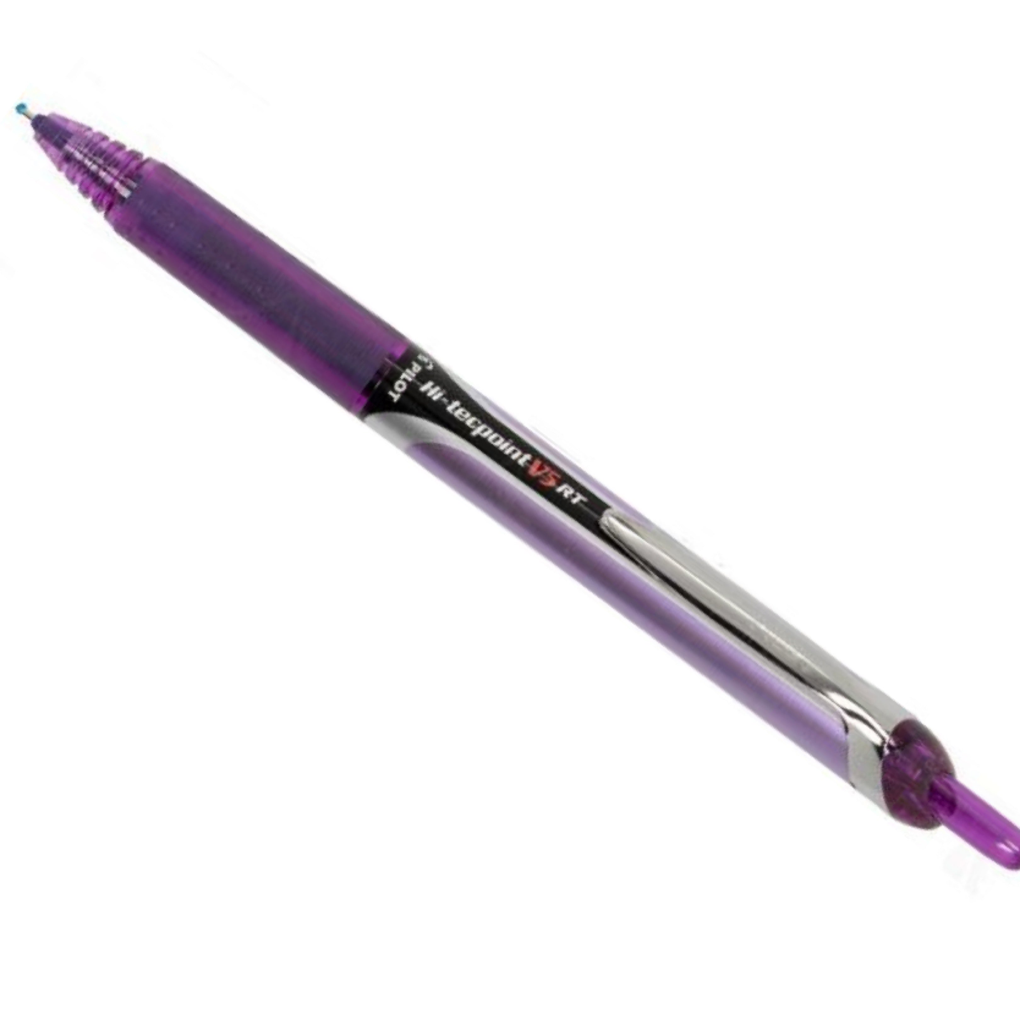 Pilot Pen Hi Tecpoint V5 Retractable - Violet Purple