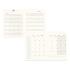 Undated Planner - Mint Cloth