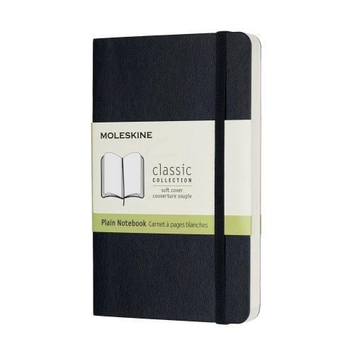 Moleskine Notebook Classic Pocket Black Soft Cover - Plain
