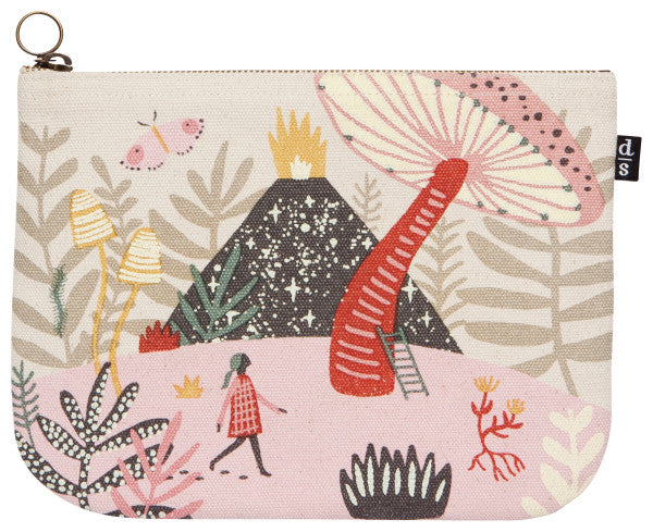 Large Zip Pouch - Far and Away