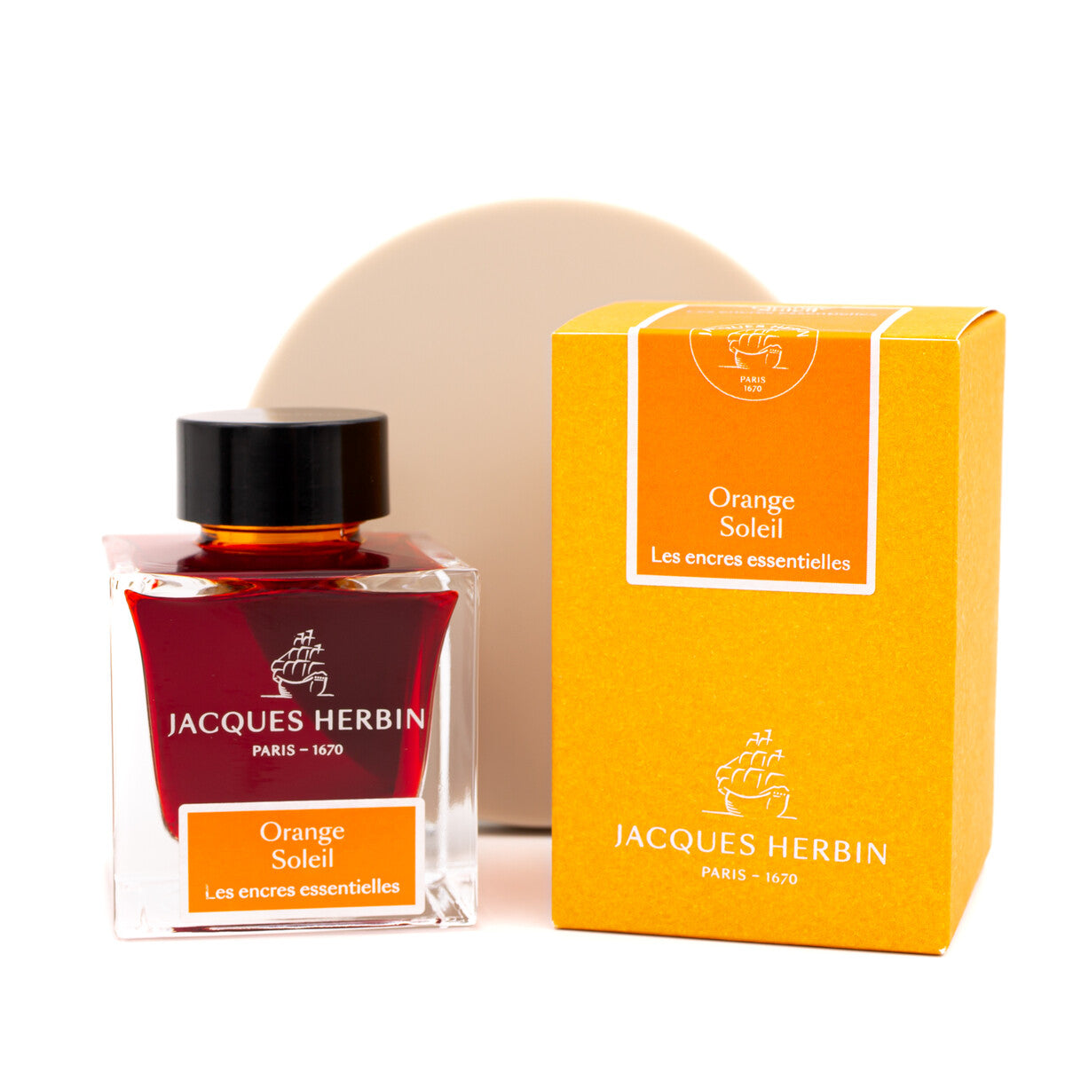 J. Herbin Bottle Ink - 50ml - Orange Soleil