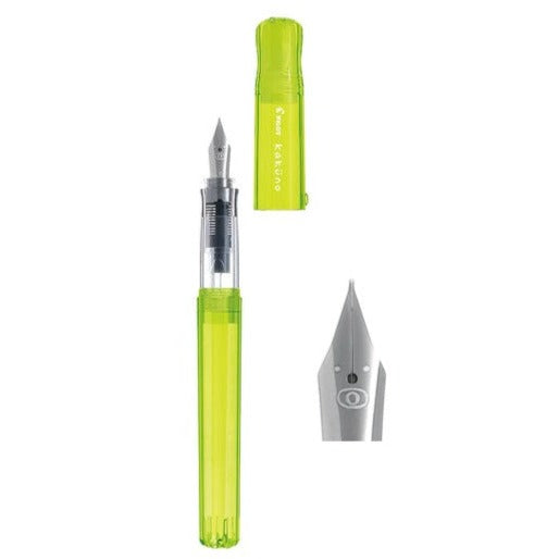 Pilot Fountain Pen Kakuno Family - Transparent Yellow Baby - Fine