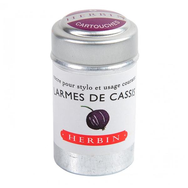 J. Herbin Ink Cartridges - Larmes De Cassis