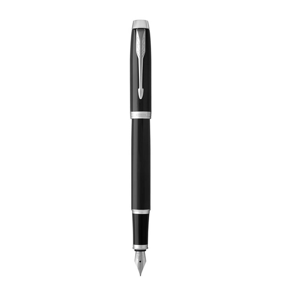 Parker IM Fountain Pen - Black Lacquer, Medium