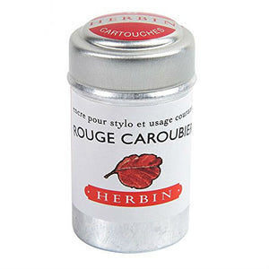 J. Herbin Ink Cartridges - Rouge Caroubier