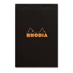 Rhodia Notepad Stapled N° 18 Lined - Black