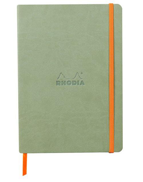 Rhodia Soft Cover Notebook A5 Lined - Celadon