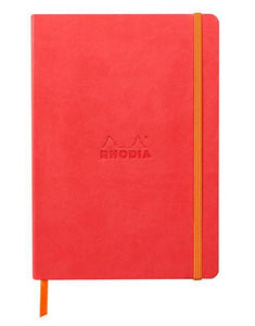 Rhodia Soft Cover Notebook A5 Lined - Coral