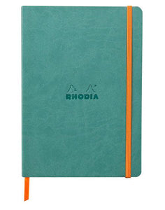 Rhodia Soft Cover Notebook A5 Dot Grid - Aqua