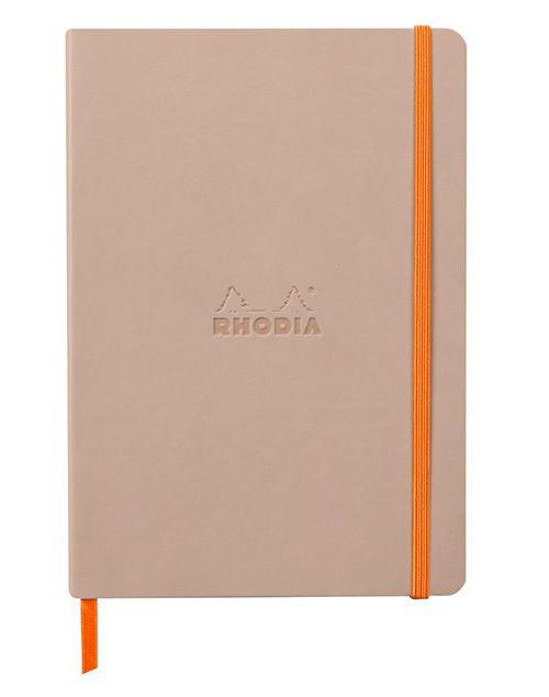 Rhodia Soft Cover Notebook A5 Lined - Rose Smoke