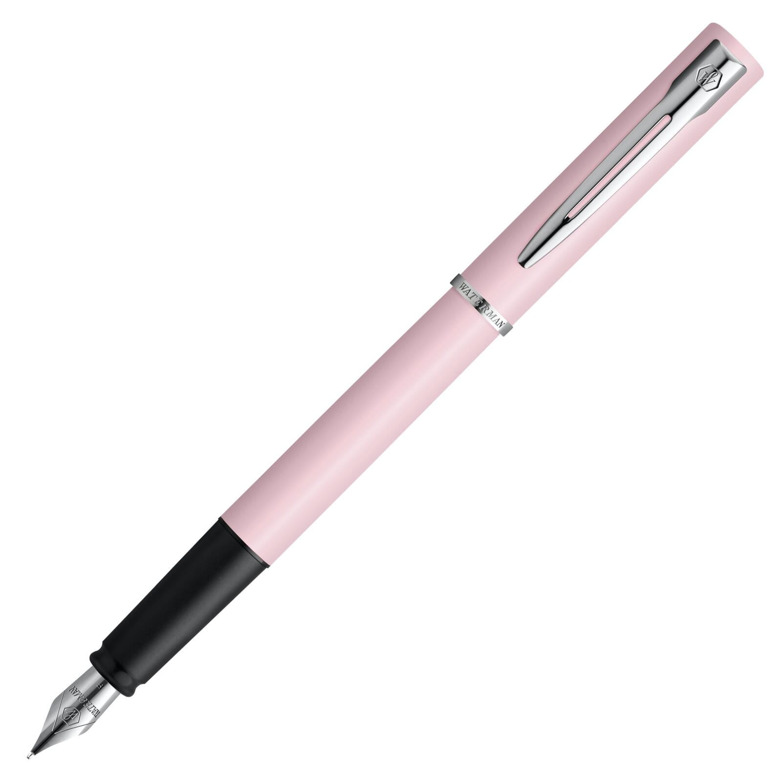 Waterman Allure Fountain Pen - Pastel Pink + Chrome Trim - Fine