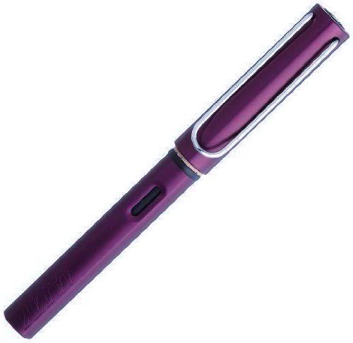 Lamy AL-Star Fountain Pen With Converter - Black Purple Extra Fine
