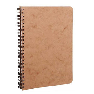 Clairefontaine Notebook Coiled A5 Lined - Tan