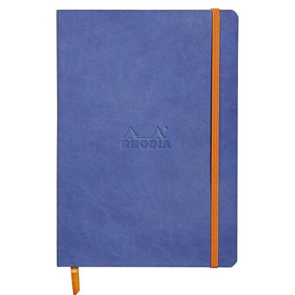Rhodia Soft Cover Notebook A5 Lined - Sapphire