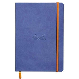 Rhodia Soft Cover Notebook A5 Dot Grid - Sapphire