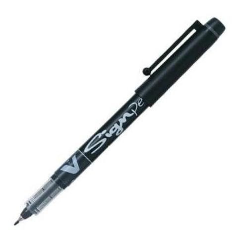 Pilot Pen V Sign Pen - Black